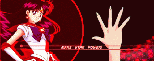 Sailor Mars Moon GIF - Sailor Mars Moon Sailor Moon GIFs