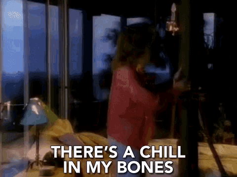Theres A Chill In My Bones Chilling GIF - Theres A Chill In My Bones Chilling Excited GIFs