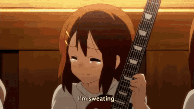 Yui Sweating GIF - Yui Sweating Crying GIFs