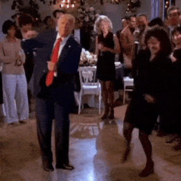 Donald Trump Elaine Benes GIF - Donald Trump Elaine Benes Freedom GIFs