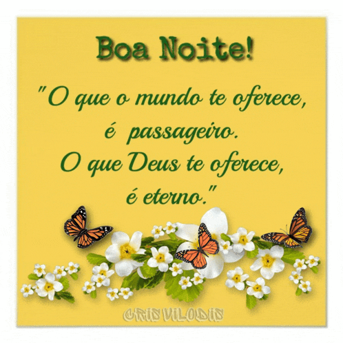 a greeting card that says boa noite on it