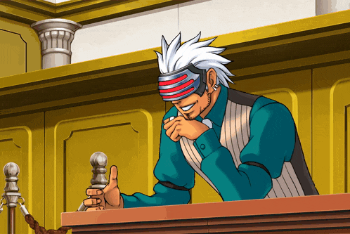a cartoon character giving a thumbs up while wearing a mask