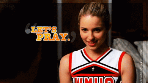 Glee Quinn Fabray GIF - Glee Quinn Fabray Lets Pray GIFs