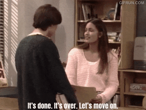 Move On Its Done GIF - Move On Its Done Its Over GIFs
