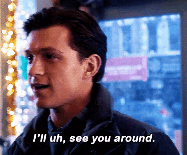 Spider Man Ill Uh See You Around GIF