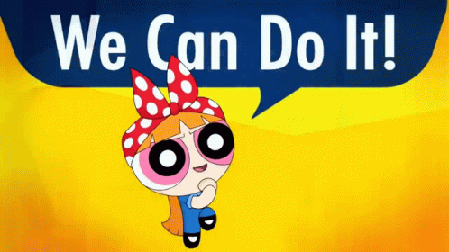 We Can Do It Bombon GIF - We Can Do It Bombon Character Name GIFs