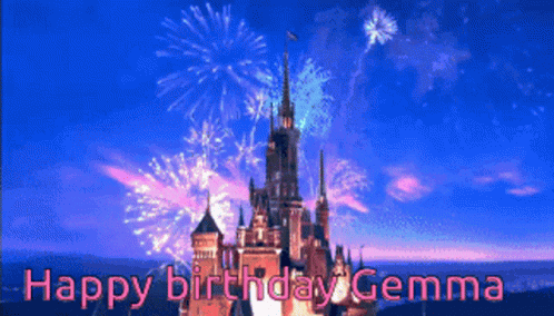 Happy Birthday Gemma GIF - Happy Birthday Gemma Disney Castle GIFs