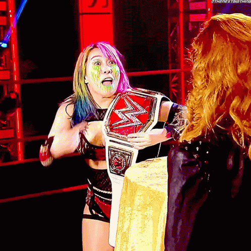 Asuka Raw Womens Champion GIF - Asuka Raw Womens Champion Wwe GIFs
