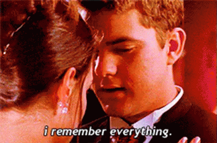 Never Forget GIF - Dawsons Creek Joshua Jackson Pacey Witter GIFs