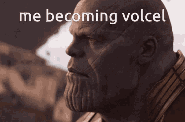 Volcel Thanos GIF - Volcel Thanos The Hardest Choices Require The Strongest Wills GIFs