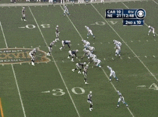 a football game between the patriots and the dolphins is being broadcast on cbs