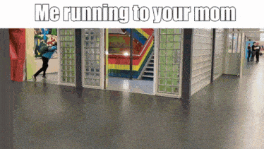 Running To Your Mom Me When GIF - Running To Your Mom Your Mom Me When GIFs