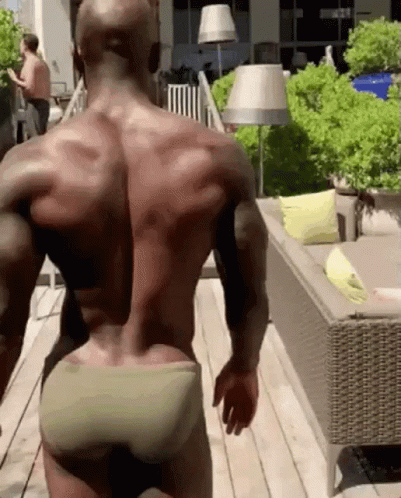 Muscular Man Bbl GIF - Muscular Man Bbl Walking Away GIFs