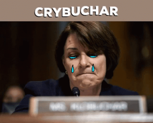 Cry Amy Klobuchar GIF - Cry Amy Klobuchar Debate GIFs