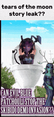 an evil blue patchouli stop the skibididemiiinvasion ?
