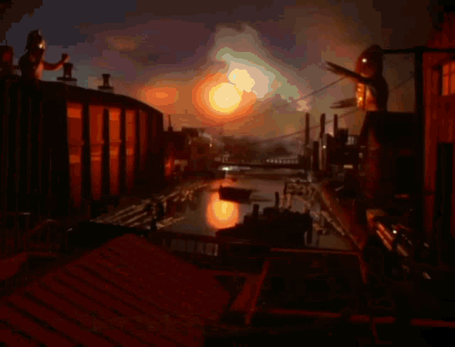 Ultraseven Alien Metron GIF - Ultraseven Alien Metron Sunset GIFs