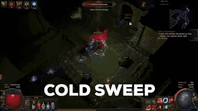 Path Of Exile Cold Sweep GIF - Path Of Exile Cold Sweep Poesweep GIFs
