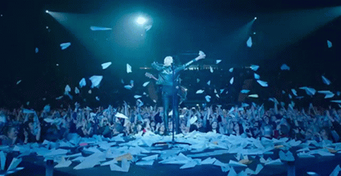 Paper Planes Showering GIF - Paper Planes Showering Love Letters GIFs