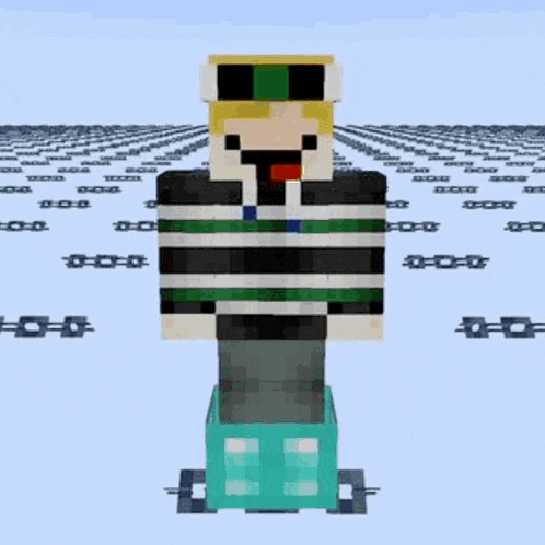 a pixel art of a person holding a large explosion