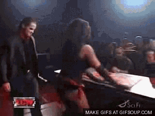 a make gifs at gifsoup.com advertisement for a wrestling match