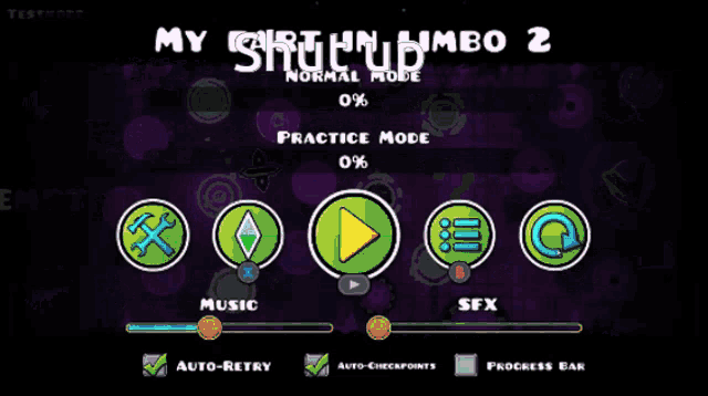 Geometry Dash Shut Up GIF - Geometry Dash Shut Up Video Game GIFs