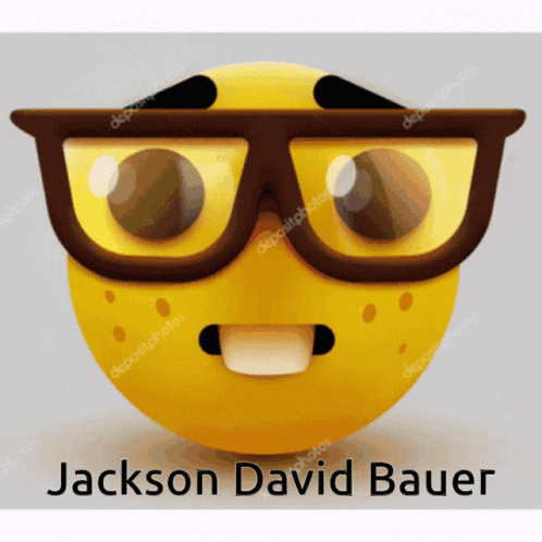 Jackson David Bauer Nerd Emoji GIF - Jackson David Bauer Nerd Emoji Jackson David Bauer Nerd Emoji GIFs