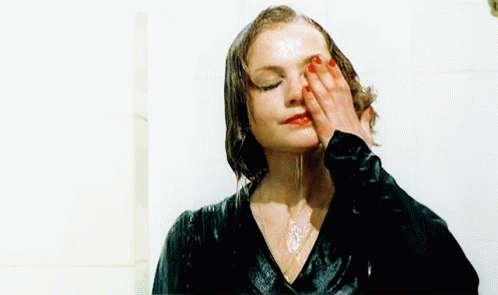 Isabelle Huppert Shower GIF - Isabelle Huppert Shower Rain GIFs