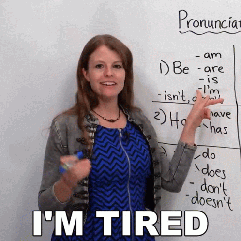 Im Tired Learning English With Emma GIF - Im Tired Learning English With Emma Tired GIFs