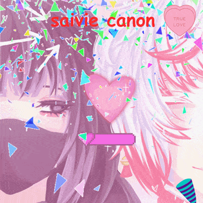 a picture of a girl and a boy with the words salvie canon on the top