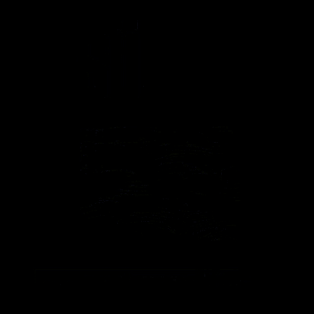 a black background with a rainbow of colors and a few white lines