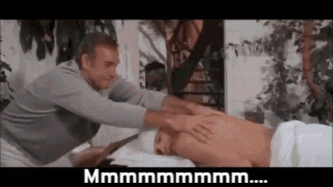James Bond Sean Connery GIF - James Bond Sean Connery Massage GIFs