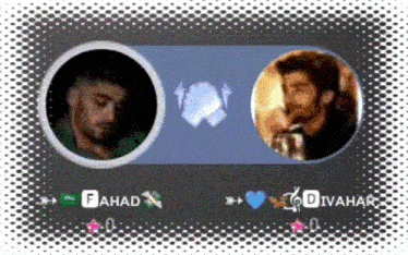 a picture of a man and a picture of another man with the name ahad on it