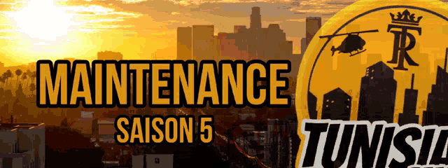 a poster for maintenance saison 5 tunisia