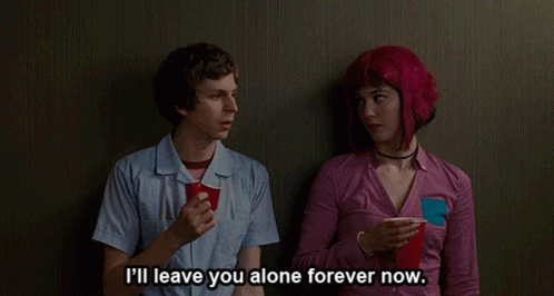 I Will Leave You Alone GIF - I Will Leave You Alone Forever GIFs