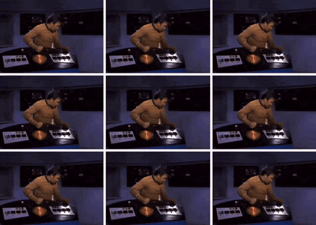 a series of images of a man giving the thumbs up sign