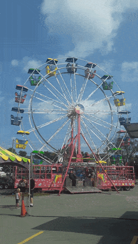 Expo Wheel Ferris Wheel GIF - Expo Wheel Ferris Wheel Amusement Rides GIFs