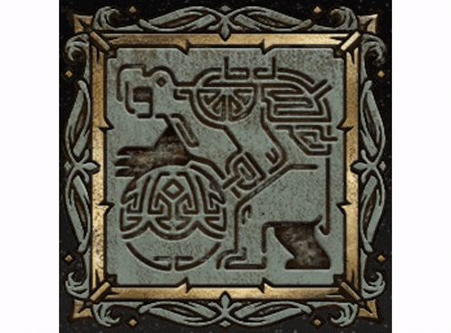 a picture of a celtic design with the letter t on it