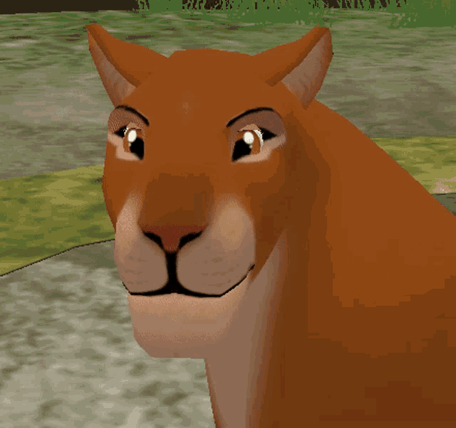a close up of a cat 's face with its tongue hanging out