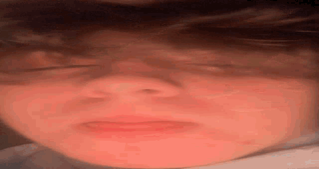 a close up of a person 's face with their eyes closed