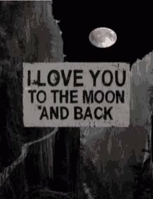 Love Moon And Back GIF - Love Moon And Back GIFs