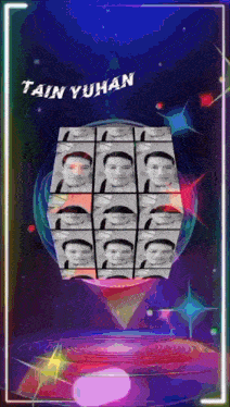 a poster that says tain yuhan on the top