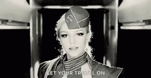 Britney Spears Flight GIF - Britney Spears Flight Stewardess GIFs