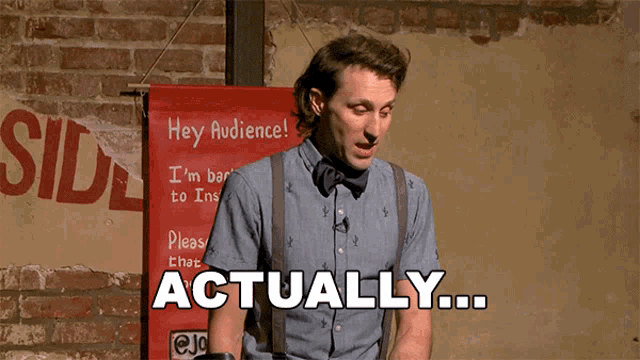 Actually Its Kind Of The Opposite Josh Sundquist GIF - Actually Its Kind Of The Opposite Josh Sundquist Contrary GIFs