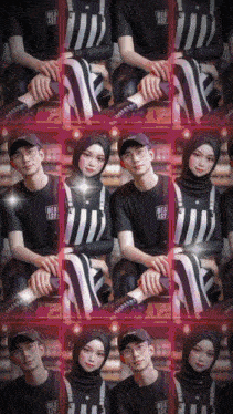 a man and a woman are sitting next to each other and the man is wearing a t-shirt that says ff ff