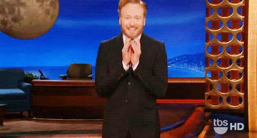 So Excite GIF - Conan Excited Yay GIFs