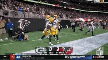 a fox nfl broadcast of a football game