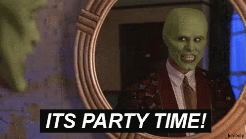 Party GIF - Party Time The Mask Jim Carrey GIFs