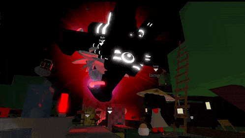 a screenshot of a video game that says lamp on the bottom right