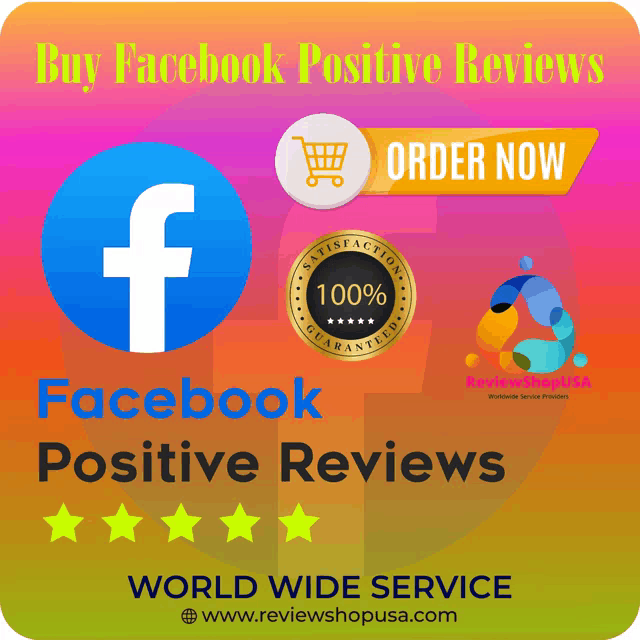 a facebook advertisement that says " buy facebook positive reviews world wide service "