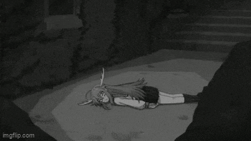 a girl laying on the ground with the words you deer